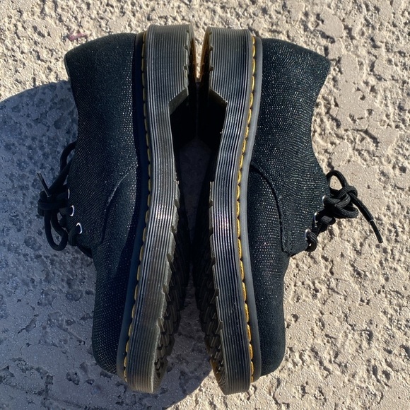 Dr. Martens glitter oxfords suede lace up loafers size 6 grunge whimsigoth fairy - Picture 5 of 9